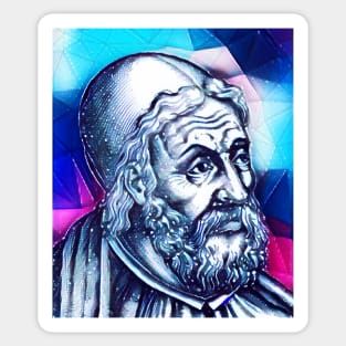 Ptolemy Snowy Portrait | Ptolemy Artwork 13 Sticker